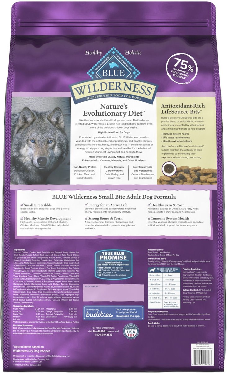 Wilderness dry best sale dog food