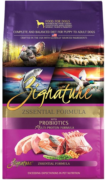 Zignature Grain Free Zssential Multi-Protein Recipe Dry Dog Food