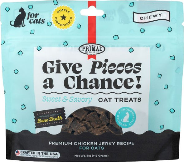 Primal Give Pieces A Chance Chicken with Broth for Cats! Recipe Treats for Cats