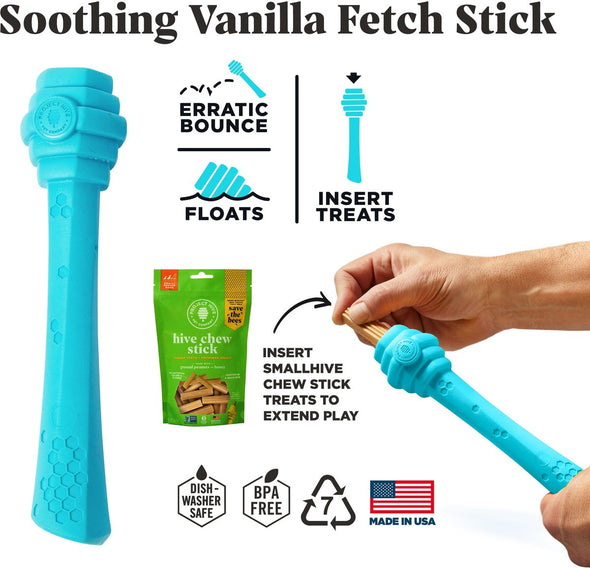 Project Hive Pet Company Blue Vanilla Scented Fetch Stick Dog Toy