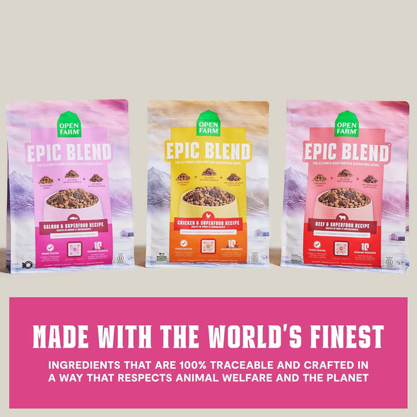 Open Farm Epic Blend Salmon & Superfood Dry Dog Food