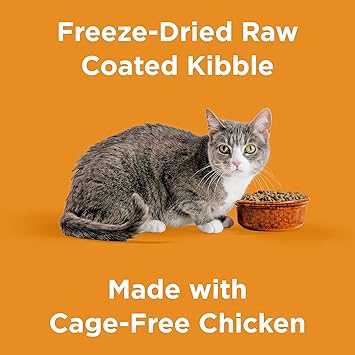 Bixbi Rawbble Freeze-Dried Raw Coated Grain-Free Chicken Recipe Dry Cat Food