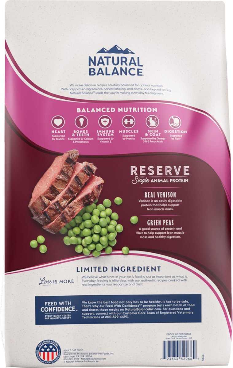 Natural Balance Limited Ingredient Diets Green Pea Venison Gr