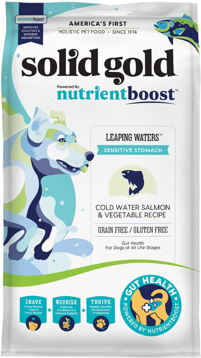 Solid Gold Nutrientboost Leaping Waters Adult Cold Water Salmon and Vegetable Recipe Dry Dog Food