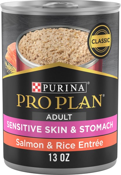 Purina Pro Plan Sensitive Skin Stomach Salmon Rice Entrée Canned D