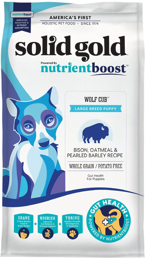 Solid Gold NutrientBoost Wolf Cub Bison Recipe Dry Puppy Food