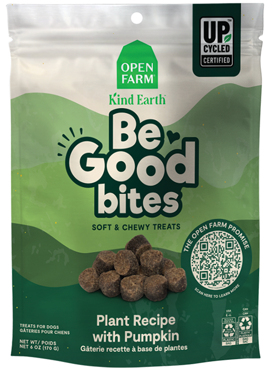 Open Farm Be Good Bites Plant and Pumpkin Dog Treats