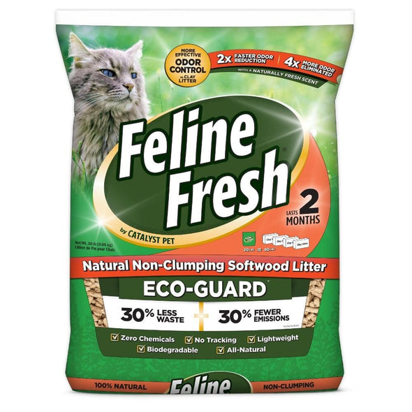 Feline Fresh Non-Clumping Natural Pine Pellet Cat Litter
