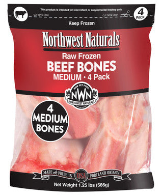 Northwest Naturals Raw Frozen Beef Bones Dog Chews