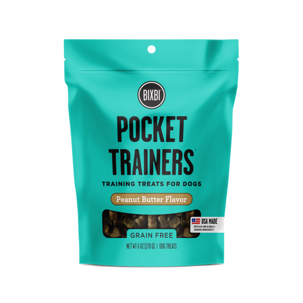 Bixbi Pocket Trainers - Peanut Butter Treats for Dogs