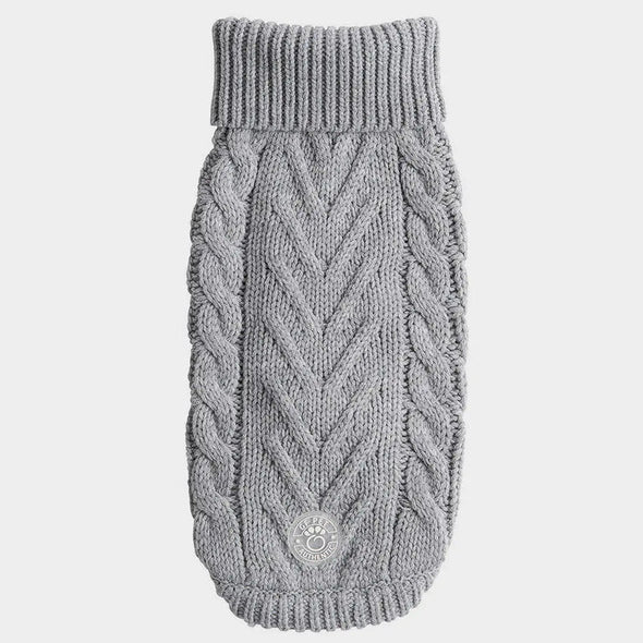 GF Pet Chalet Sweater - Grey Mix for Dogs