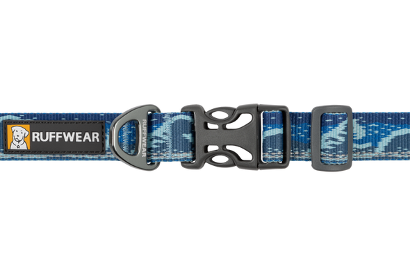 Ruffwear Crag Dog Collar in Midnight Wave