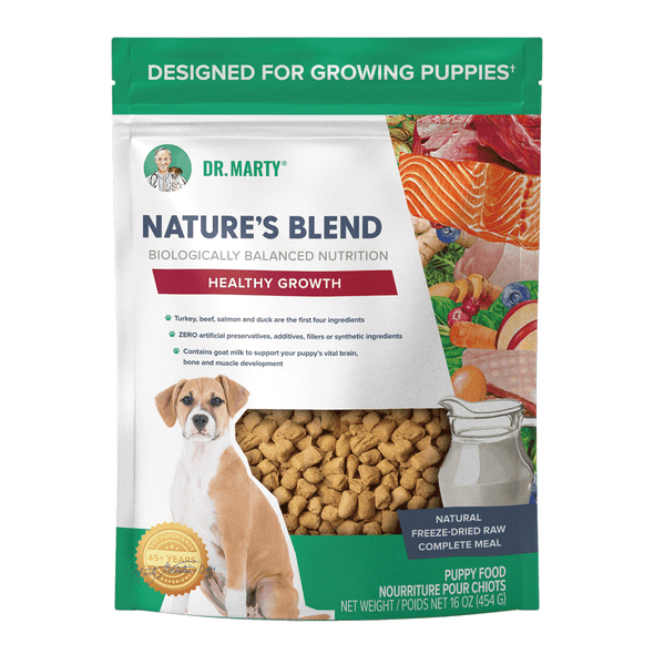 DR. MARTY Nature’s Blend Healthy Growth Freeze Dried Raw Puppy Dog Food