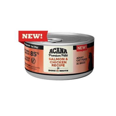 ACANA Premium Pate Salmon & Chicken Recipe Canned Cat Food