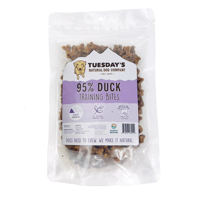Tuesday’s Natural Dog Company 95% Duck Bites Dog Treats