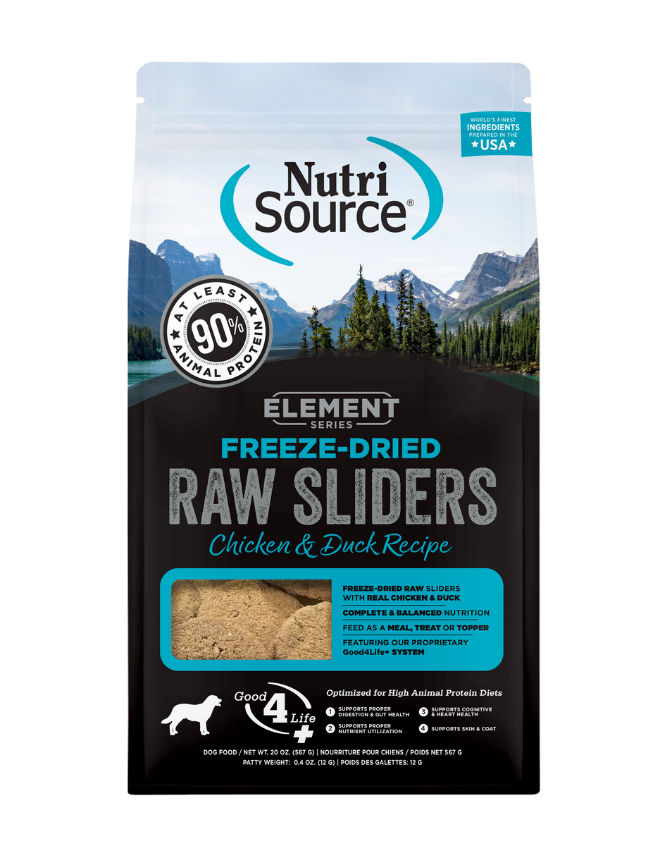 NutriSource Element Series Chicken and Duck Recipe FreezeDried Raw Do