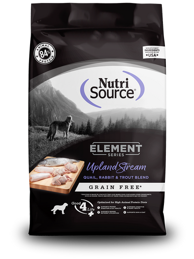 NutriSource Element Series Upland Stream Grain Free Recipe Dry Dog Food