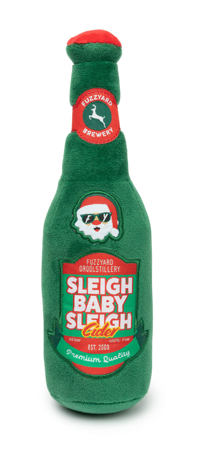 FuzzYard Sleigh Baby Sleigh Cider Holiday Toy for Dogs