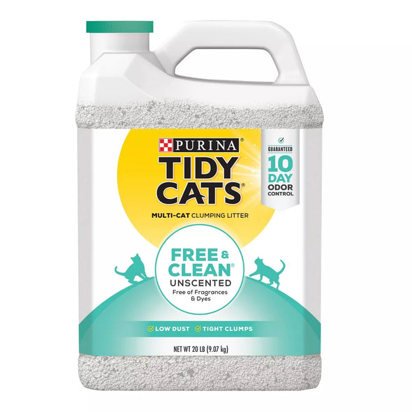 Purina Tidy Cats Free & Clean Unscented Multi-Cat Clumping Cat Litter