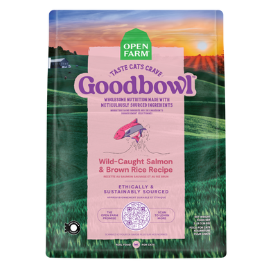 Open Farm GoodBowl Wild-Caught Salmon & Brown Rice Recipe Dry Cat Food
