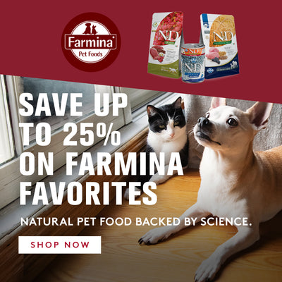 Save up to 25% on Farmina favorites. natural pet food backed by science. Click to shop now. 