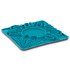 Messy Mutts Framed Silicone Multi Surface Lick Mat in Blue