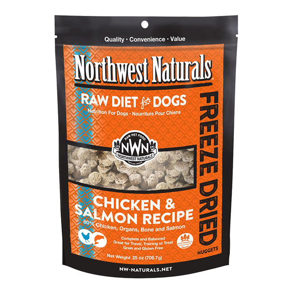 Northwest Naturals Freeze-Dried Raw Chicken & Salmon Nuggets Dog Food