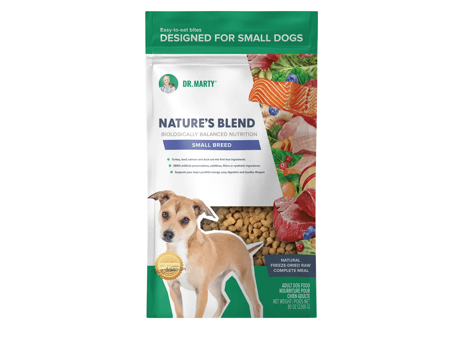 Dried Dog Dr Marty Raw Dog Food Dr Martys Natures Blend Raw Freeze