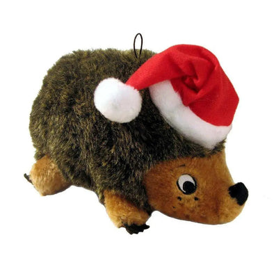 Outward Hound Holiday Hedgehogz Plush Dog Toy