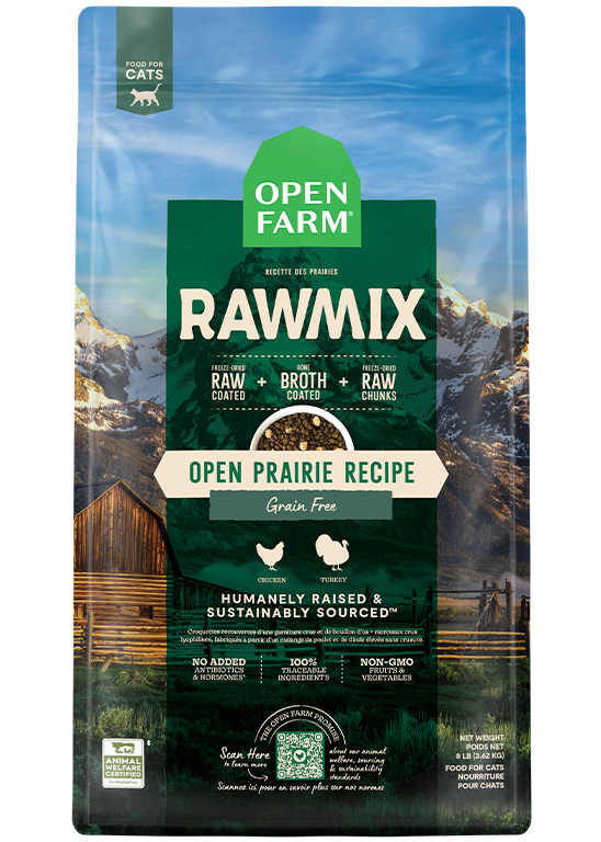 Open Farm Grain-Free RawMix Open Prairie Recipe Cat Food