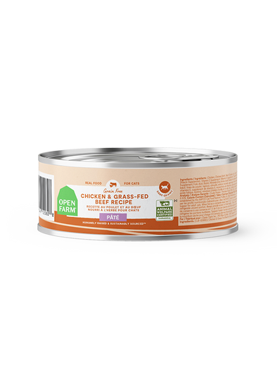 Open Farm Grain Free Chicken & Grass-Fed Beef Pate Wet Cat Food