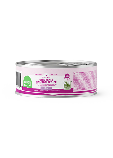 Open Farm Grain Free Chicken & Salmon Pate Wet Cat Food