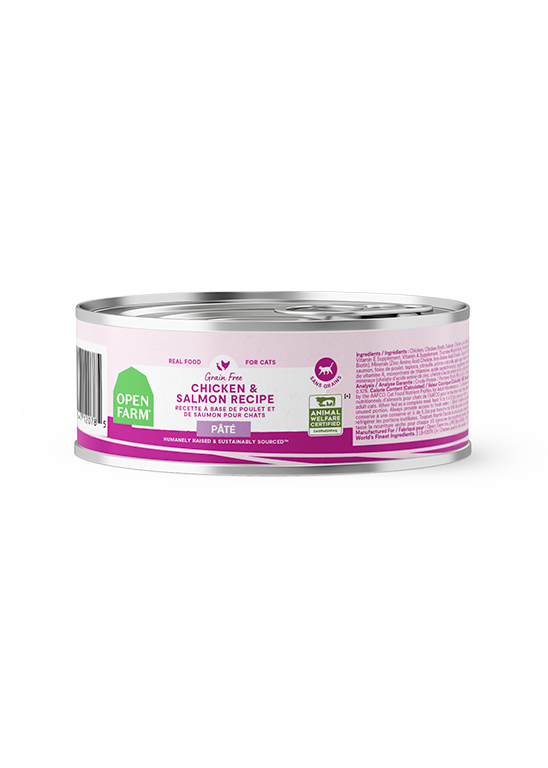 Open Farm Grain Free Chicken & Salmon Pate Wet Cat Food