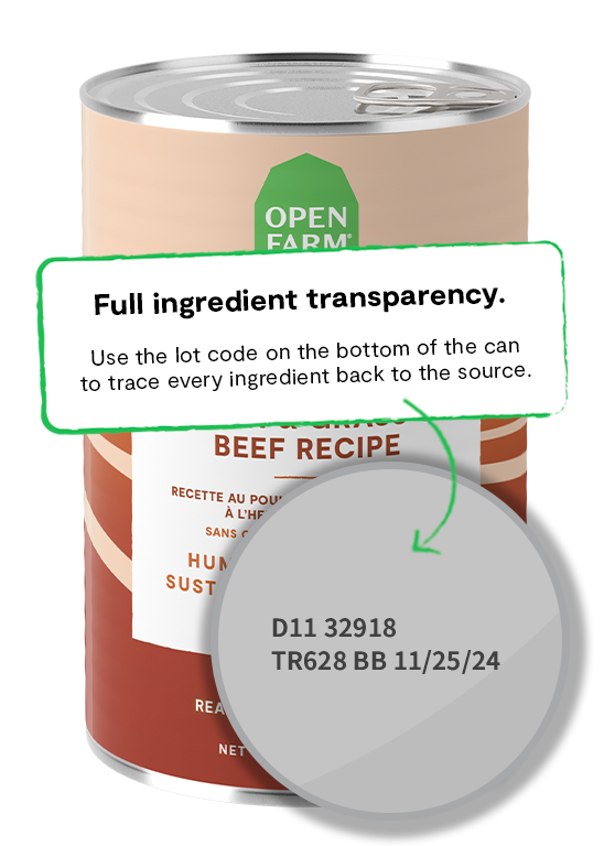 Open Farm Grain Free Chicken & Grass-Fed Beef Pate Wet Dog Food