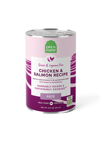 Open Farm Grain Free Chicken & Salmon Pate Wet Dog Food