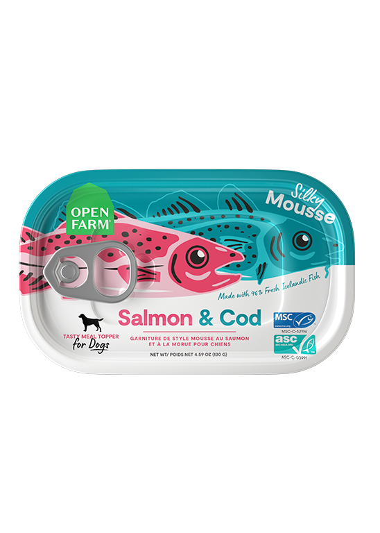 Open Farm Grain Free Salmon & Cod Wet Topper for Dogs