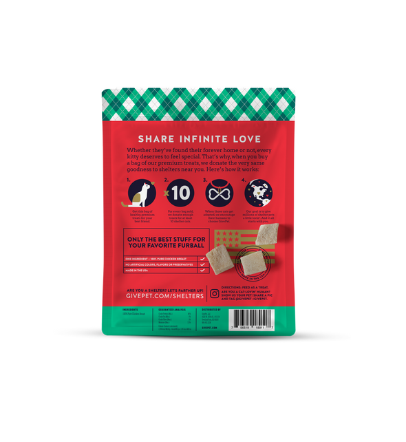 GivePet Santa Claws Freeze-Dried Treats for Cats