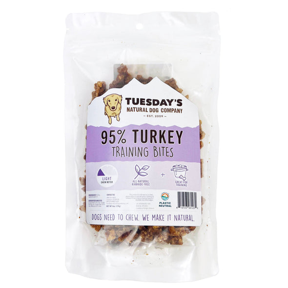 Tuesday’s Natural Dog Company 95% Turkey Bites Dog Treats