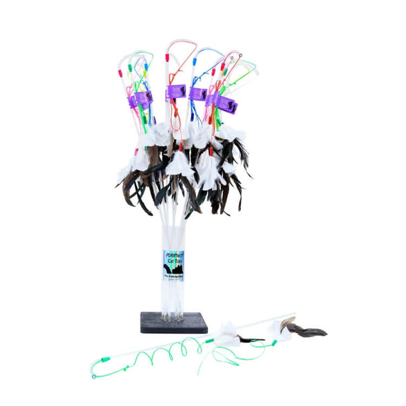Vee Enterprises PURRfect Feather Cat Toy (Assorted Colors)