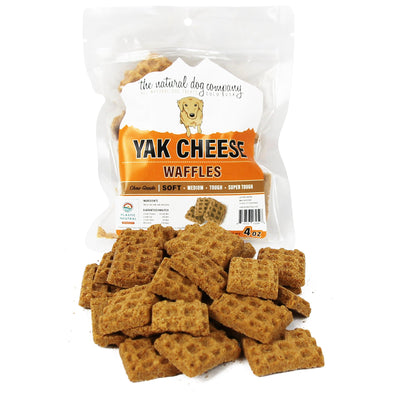 Tuesday’s Natural Dog Company Yak Cheese Waffles Dog Treats