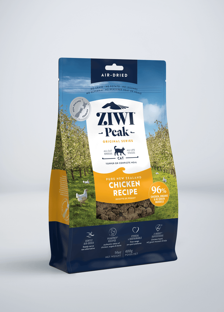 ZiwiPeak Grain Free Air Dried Free Range Chicken Dry Cat Food