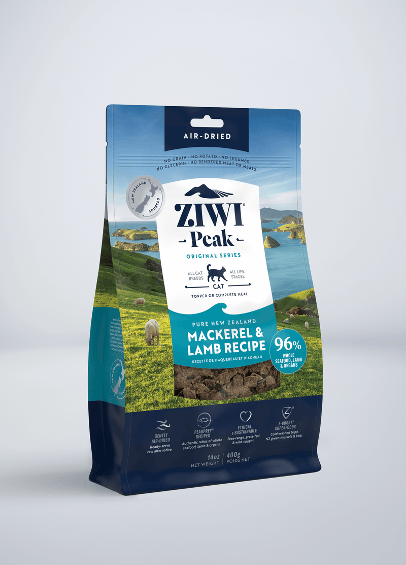 ZiwiPeak Air Dried Mackerel Lamb Recipe For Cats