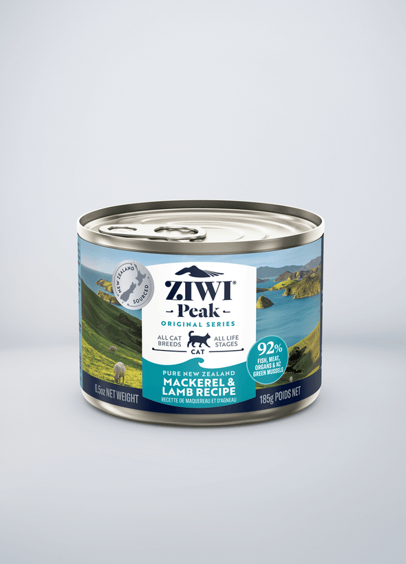 ZiwiPeak Grain Free Mackerel & Lamb Recipe Canned Cat Food