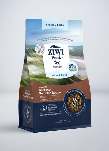 ZIWI Peak Steam & Dried Beef with Pumpkin Recipe Air-Dried Dog Food