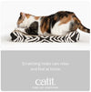 Catit White Tiger Cat Scratcher Board with Catnip