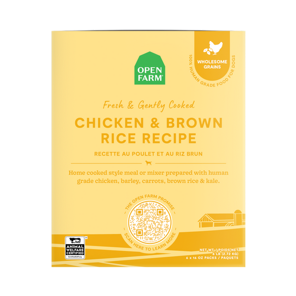 Open Farm Harvest Chicken and Brown Rice with Wholesome Grains Gently Cooked Recipe