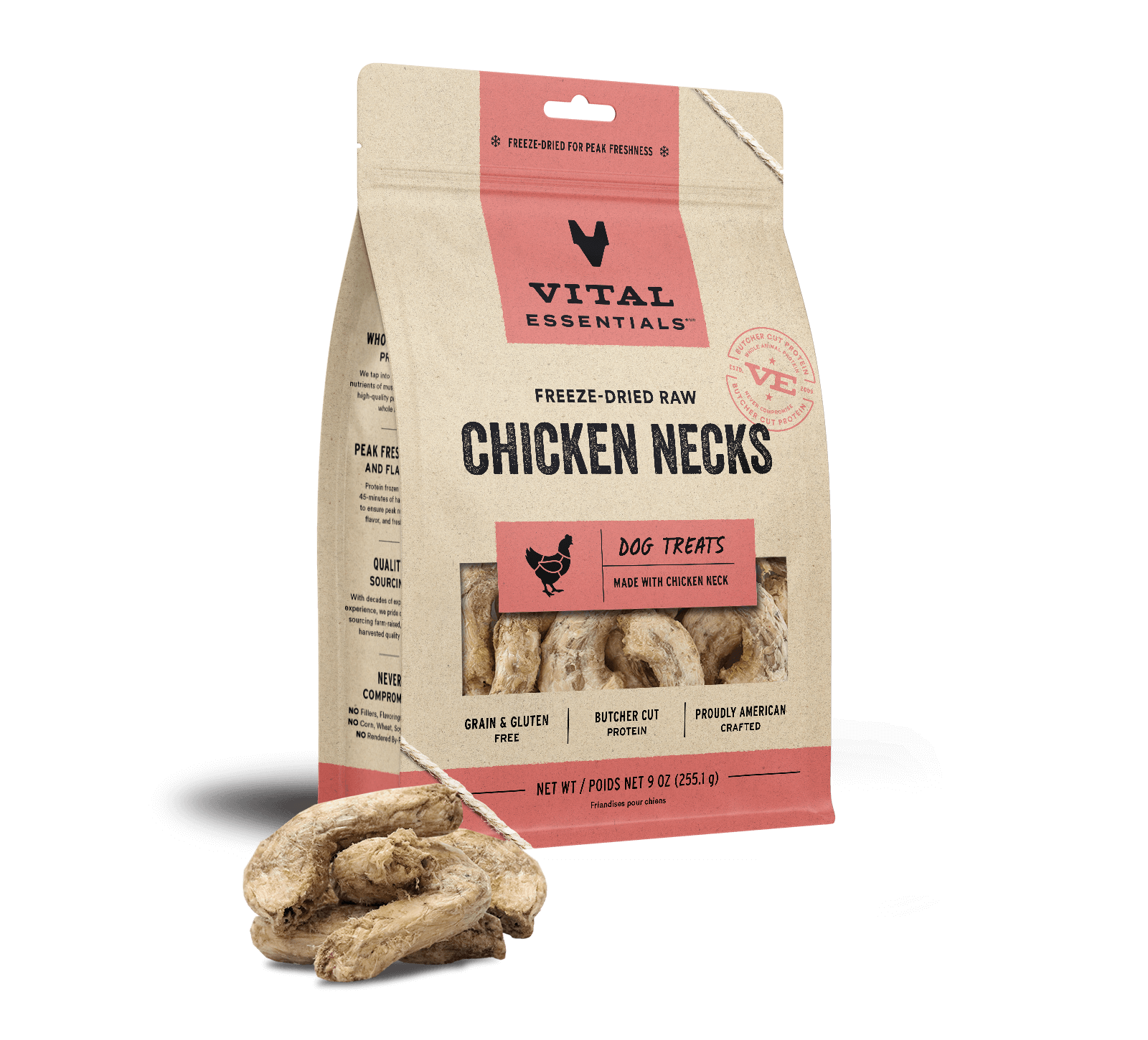 Dried chicken sales necks for dogs