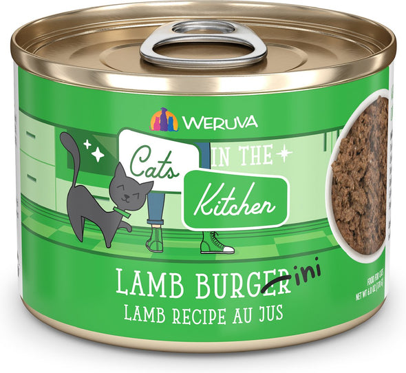 Weruva Cats in the Kitchen Lamb Burgini Lamb Au Jus Grain Free Canned Cat Food