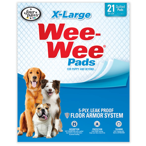 Four Paws Wee-Wee Superior Performance Extra Large Puppy Housebreaking Pads