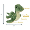 Tall Tails Plush Nessie with Squeaker Dog Toy